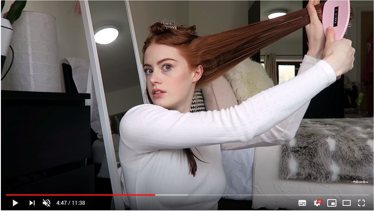 My favorite “How to cut your own long, straight hair” Youtube Video – Eva